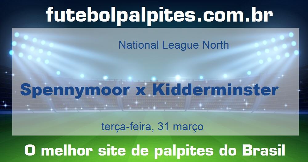 Spennymoor x Kidderminster Spennymoor x Kidderminster