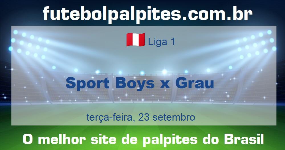 Sport Boys x Grau Sport Boys x Grau