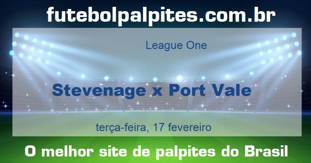 Stevenage x Port Vale