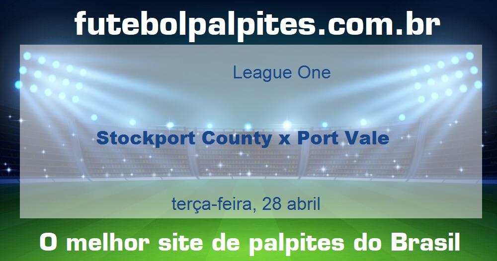 Stockport County x Port Vale