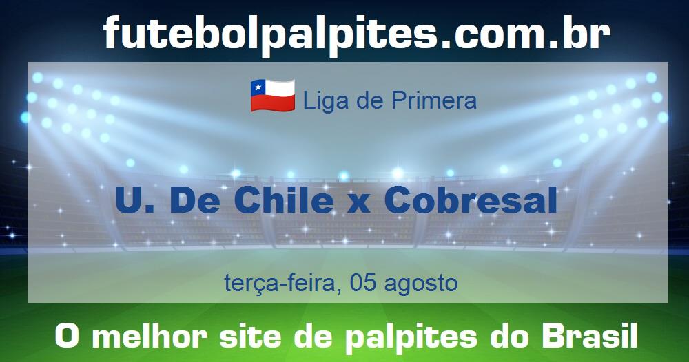 U. De Chile x Cobresal