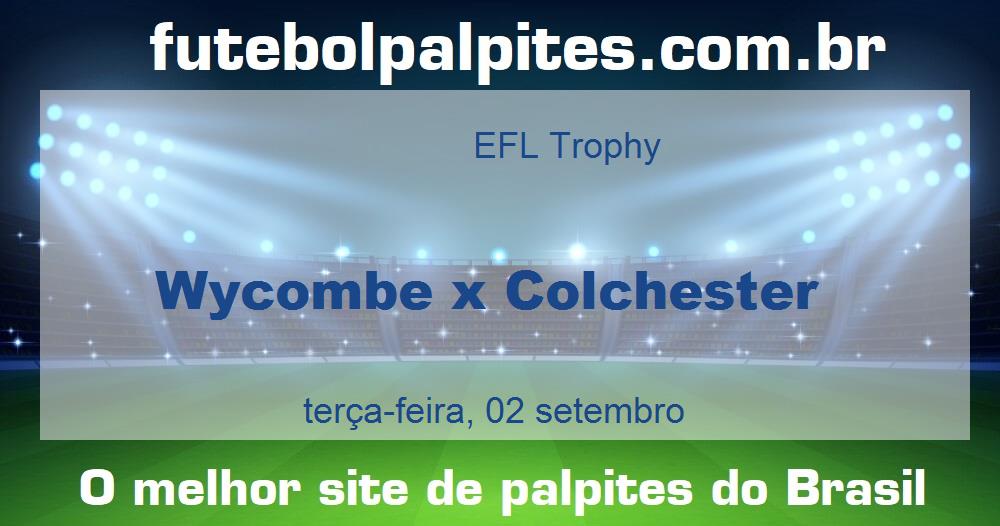 Wycombe x Colchester Wycombe x Colchester