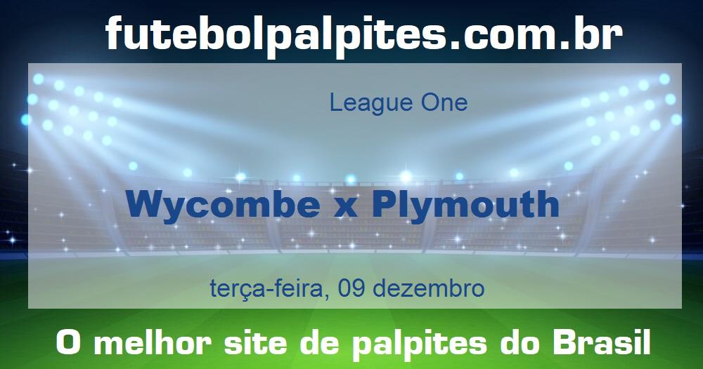 Wycombe x Plymouth Wycombe x Plymouth