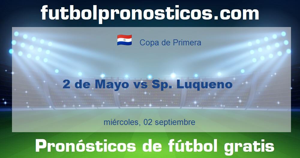 2 de Mayo vs Sp. Luqueno