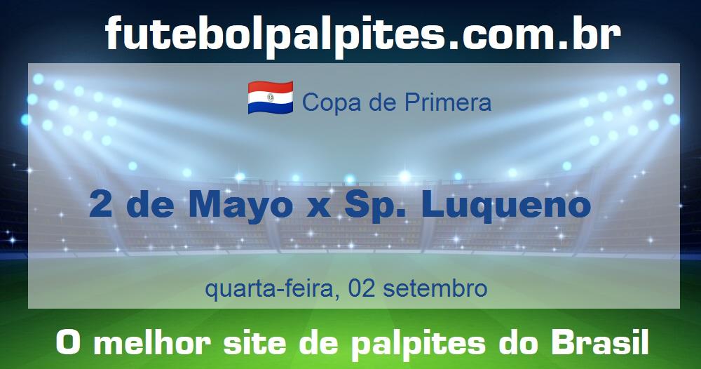 2 de Mayo x Sp. Luqueno
