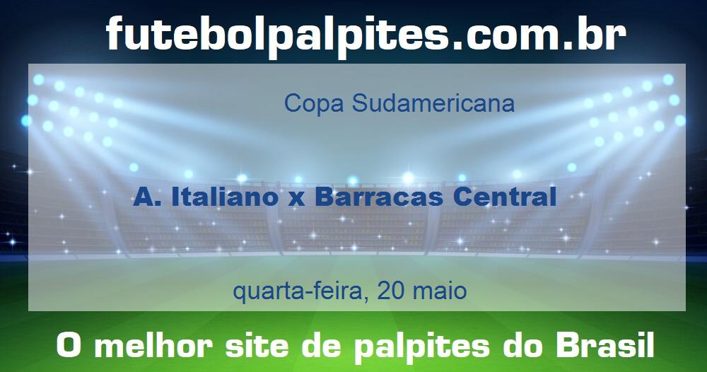 A. Italiano x Barracas Central A. Italiano x Barracas Central