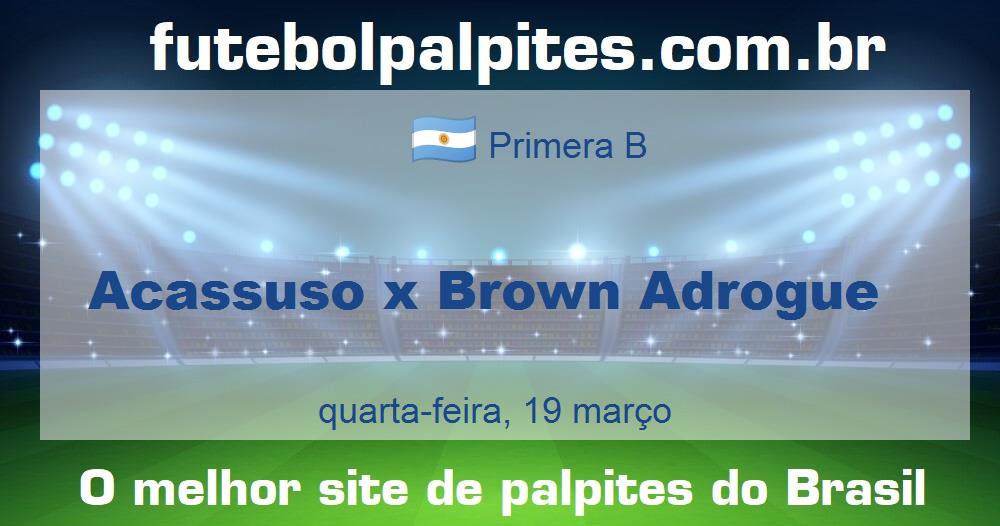 Acassuso x Brown Adrogue