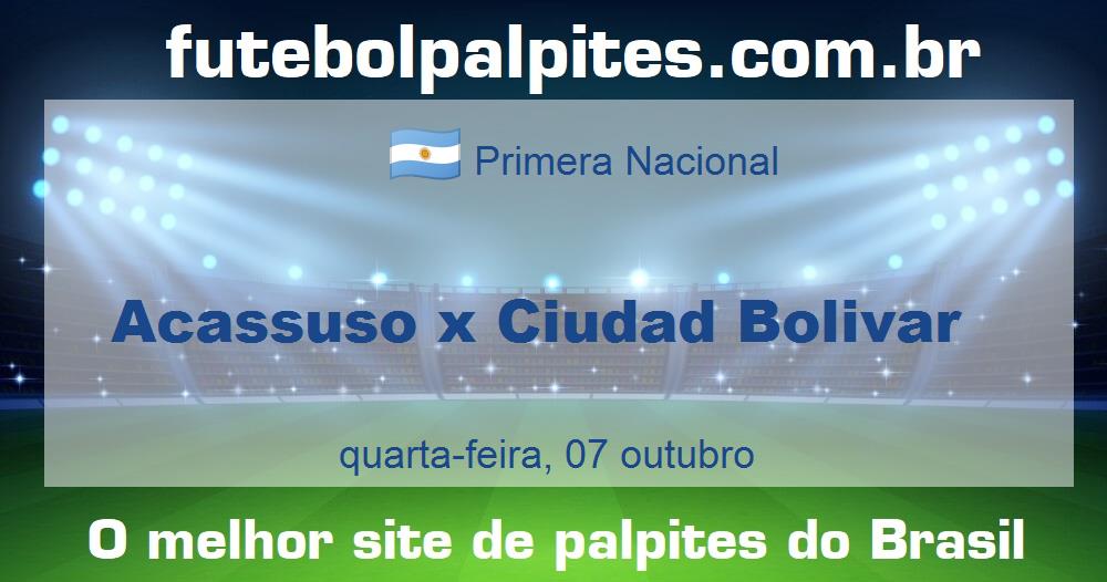 Acassuso x Ciudad Bolivar Acassuso x Ciudad Bolivar