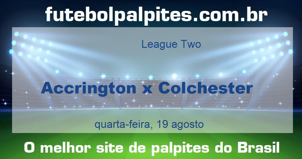 Accrington x Colchester