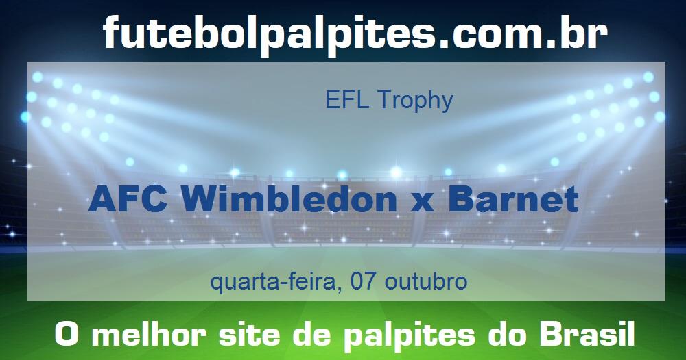 AFC Wimbledon x Barnet