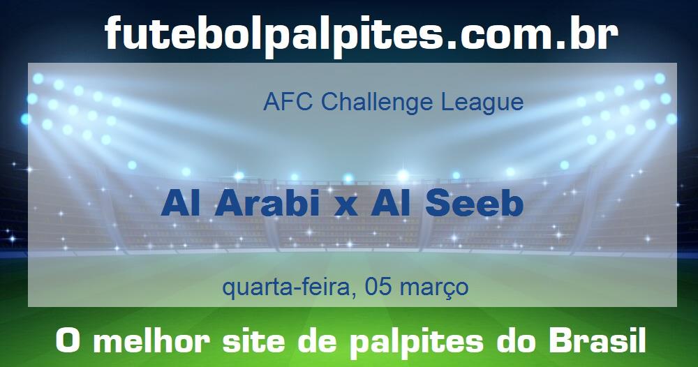 Al Arabi x Al Seeb