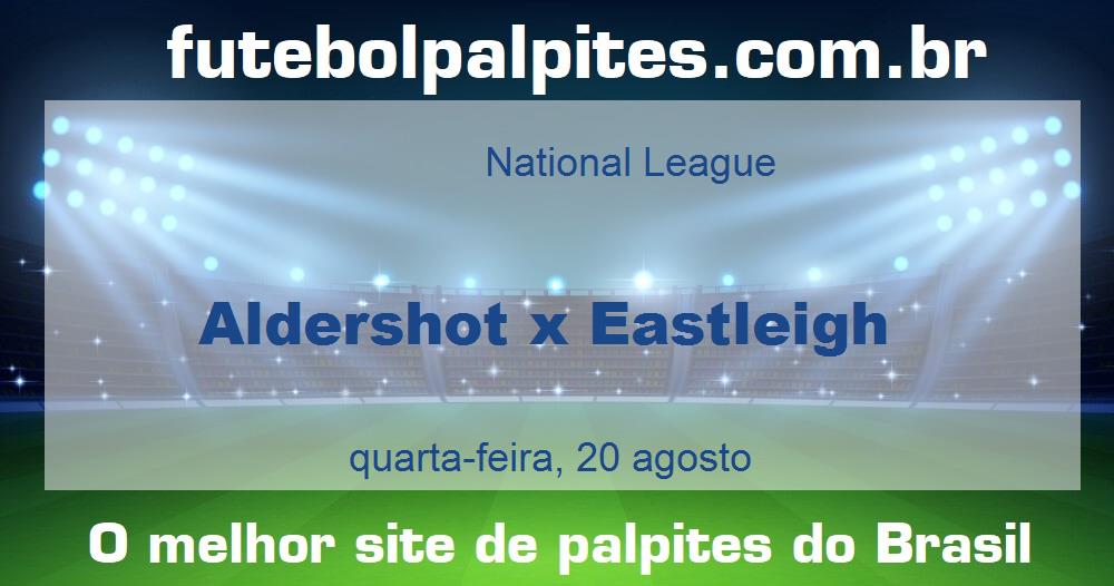 Aldershot x Eastleigh Aldershot x Eastleigh