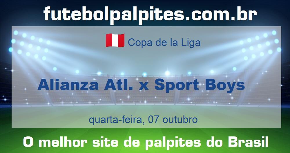 Alianza Atl. x Sport Boys