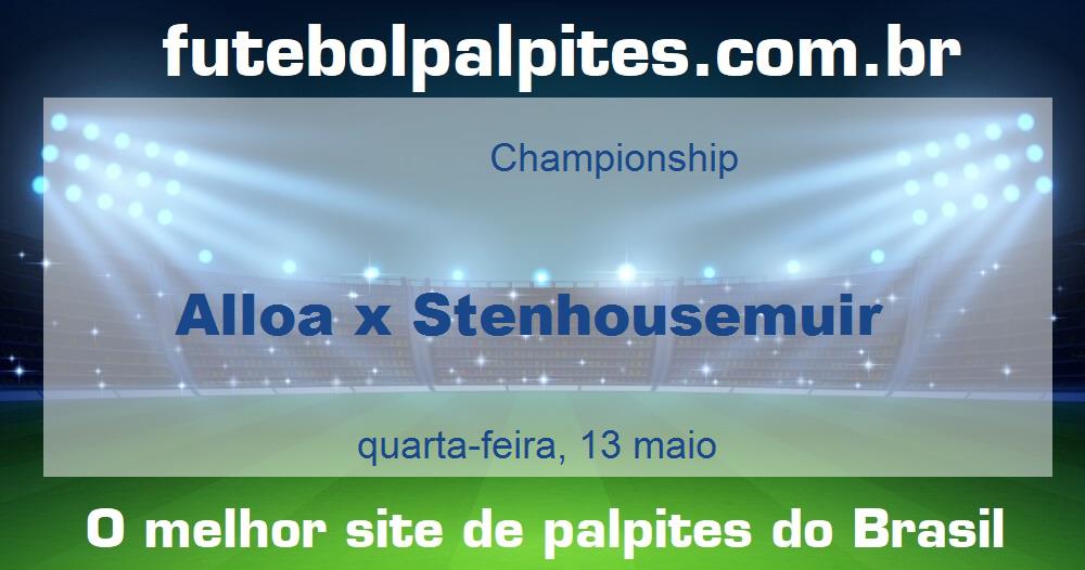 Alloa x Stenhousemuir