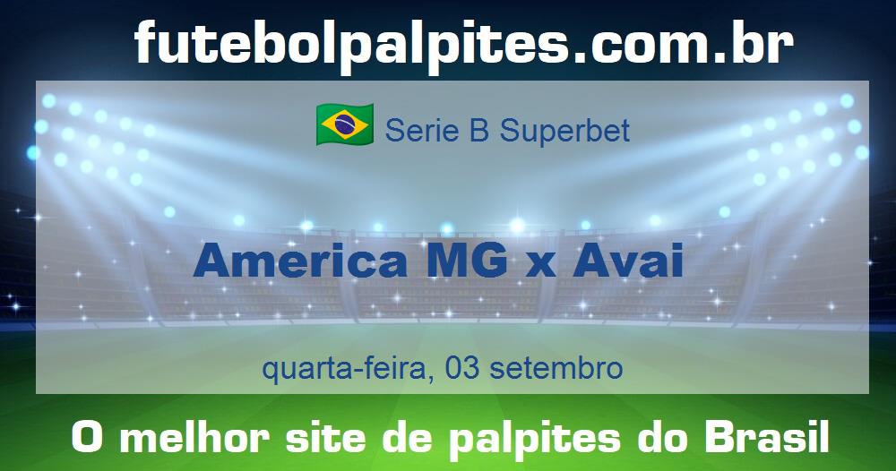 America MG x Avai America MG x Avai