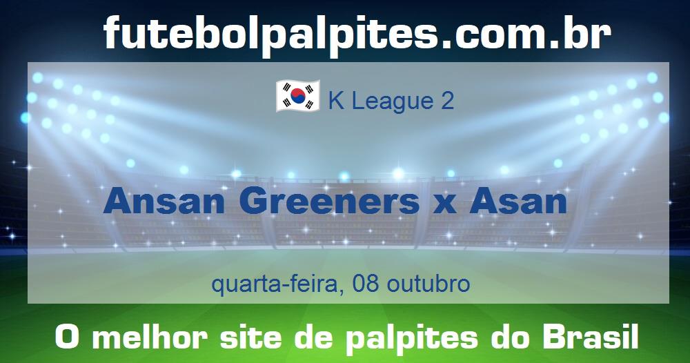 Ansan Greeners x Asan Ansan Greeners x Asan