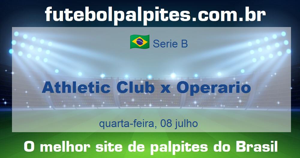 Athletic Club x Operario Athletic Club x Operario