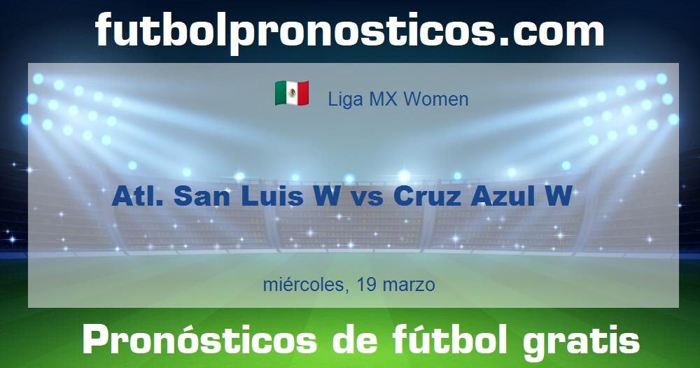 Atl. San Luis W vs Cruz Azul W