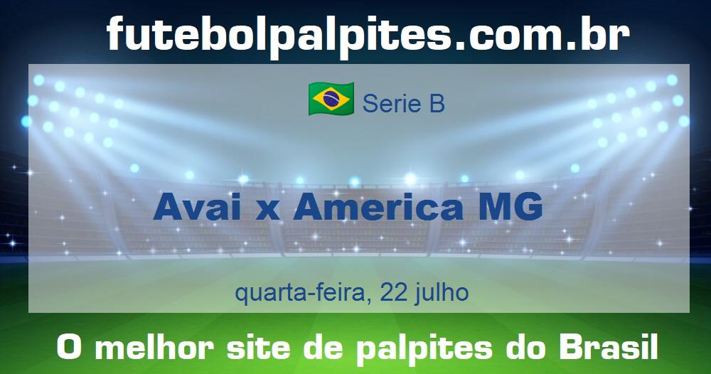 Avai x America MG Avai x America MG