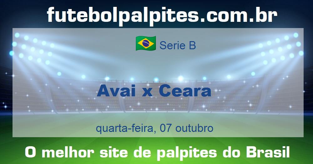 Avai x Ceara Avai x Ceara