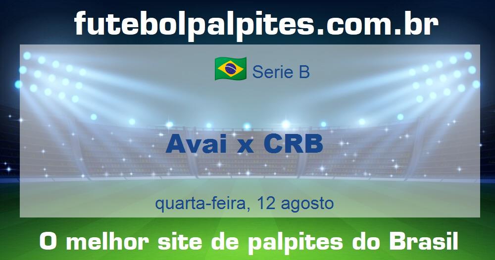 Avai x CRB Avai x CRB