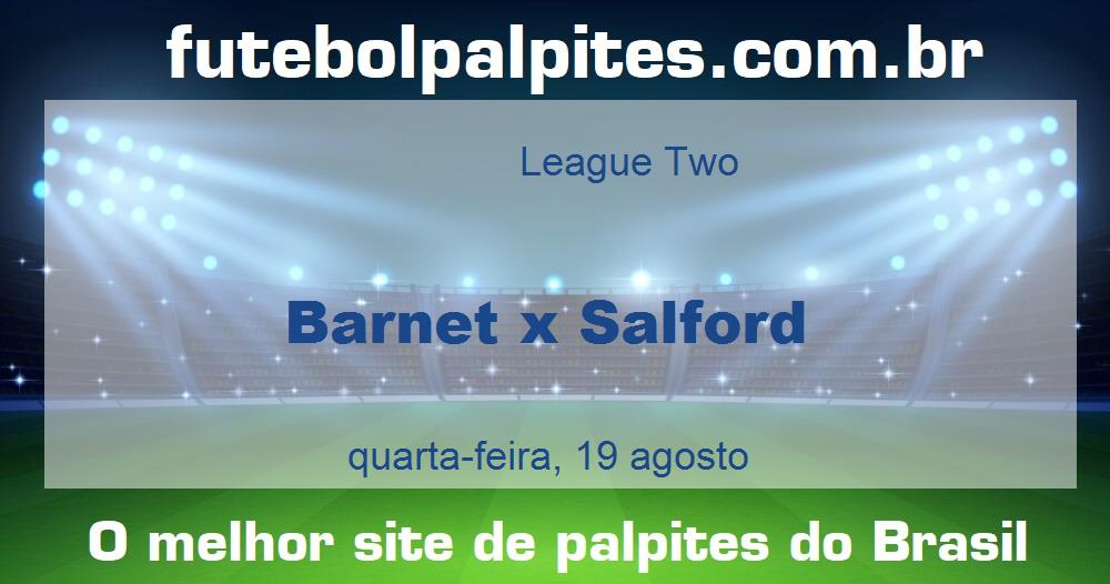 Barnet x Salford Barnet x Salford