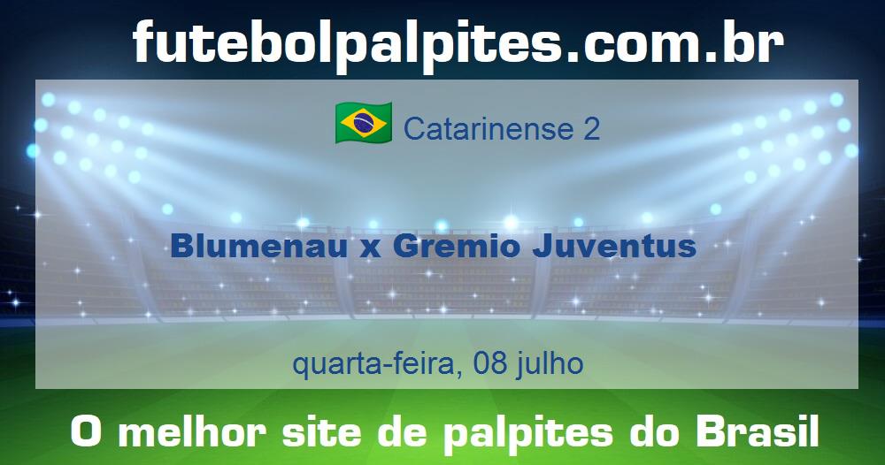 Blumenau x Gremio Juventus Blumenau x Gremio Juventus