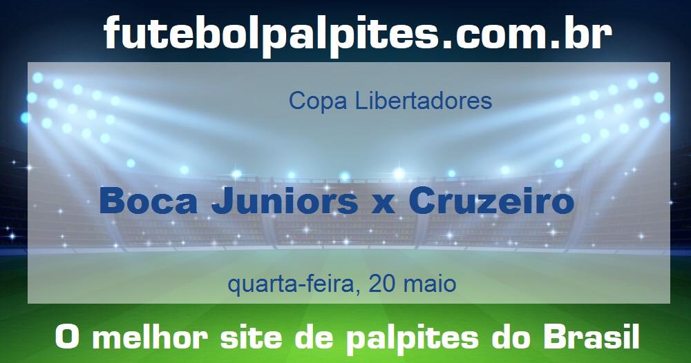 Boca Juniors x Cruzeiro Boca Juniors x Cruzeiro