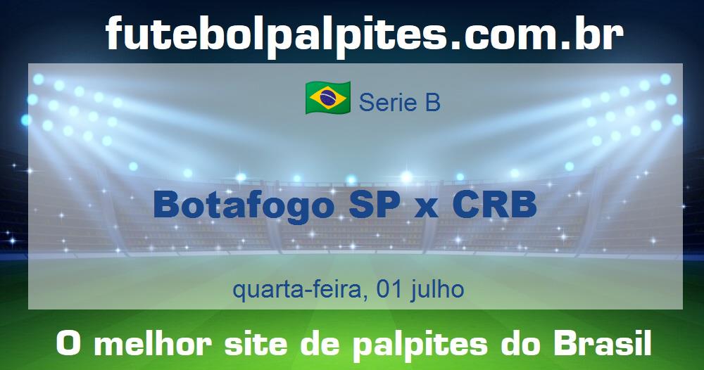 Botafogo SP x CRB