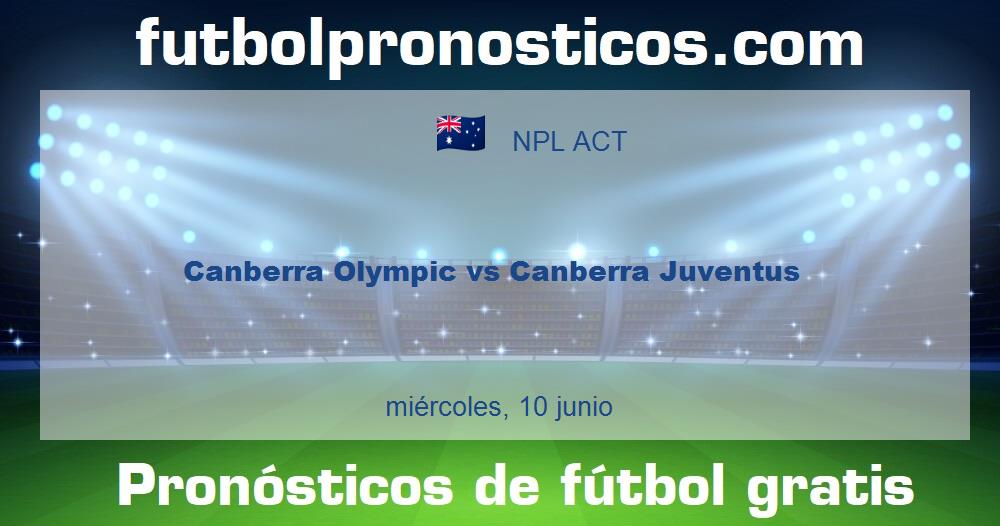 Canberra Olympic vs Canberra Juventus Canberra Olympic vs Canberra Juventus