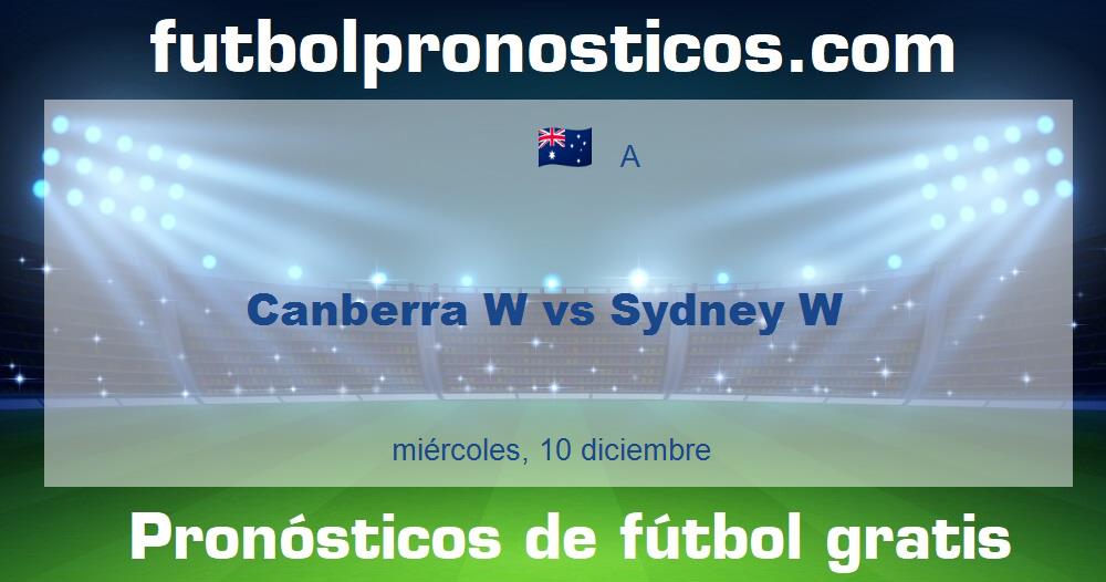 Canberra W vs Sydney W