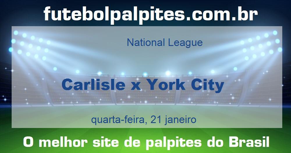Carlisle x York City