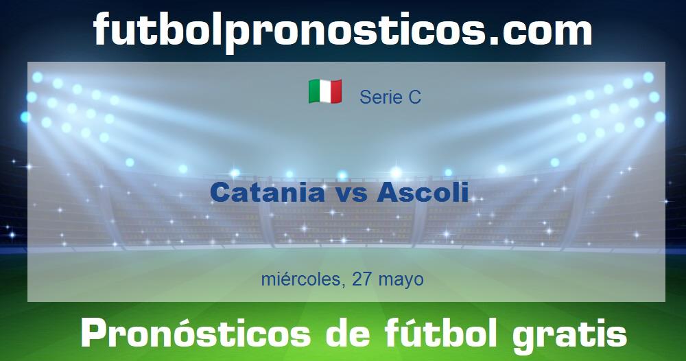 Catania vs Ascoli Catania vs Ascoli