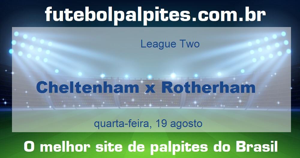 Cheltenham x Rotherham Cheltenham x Rotherham
