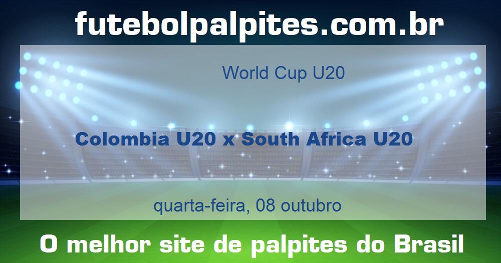 Colombia U20 x South Africa U20