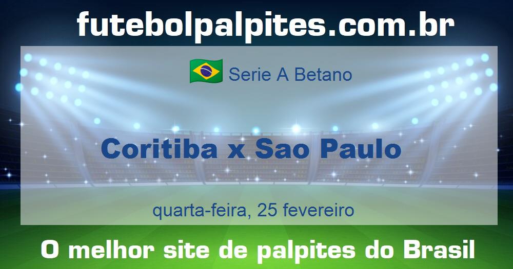 Coritiba x Sao Paulo Coritiba x Sao Paulo