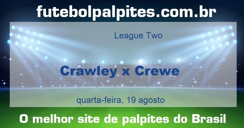 Crawley x Crewe Crawley x Crewe