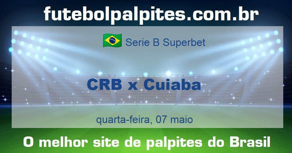 CRB x Cuiaba CRB x Cuiaba