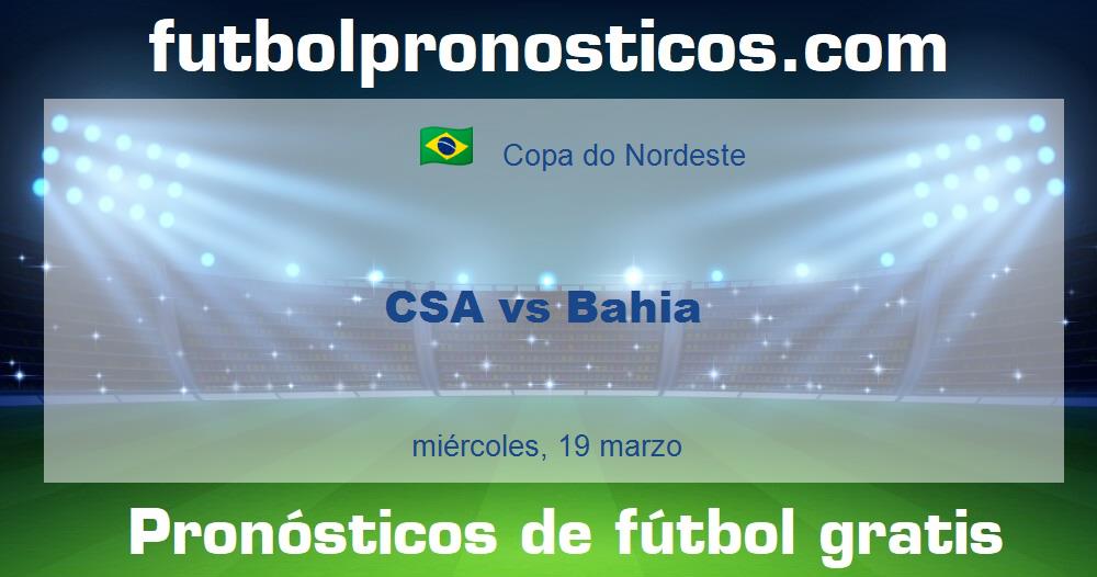 CSA vs Bahia