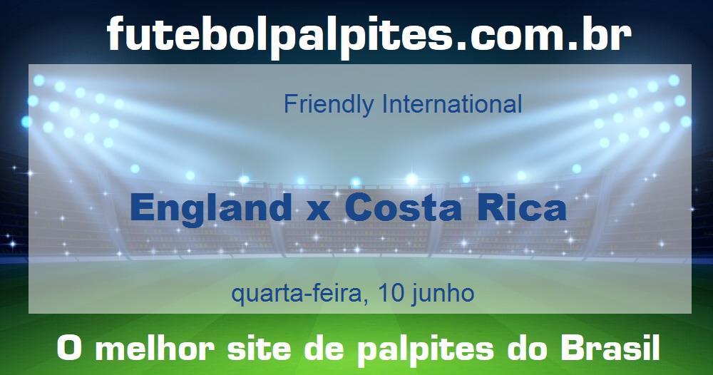 England x Costa Rica