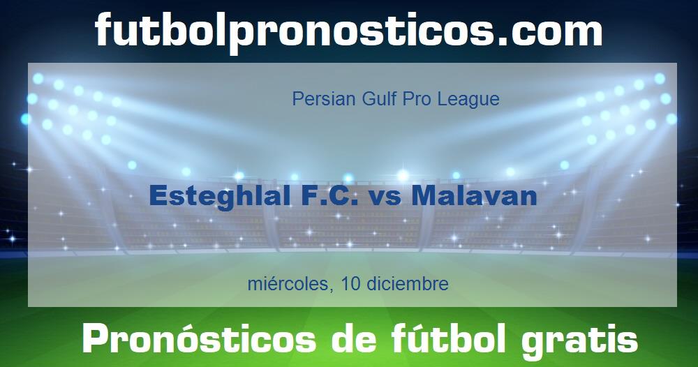 Esteghlal F.C. vs Malavan Esteghlal F.C. vs Malavan