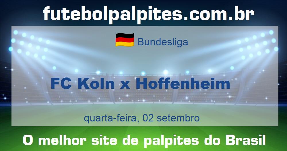 FC Koln x Hoffenheim FC Koln x Hoffenheim