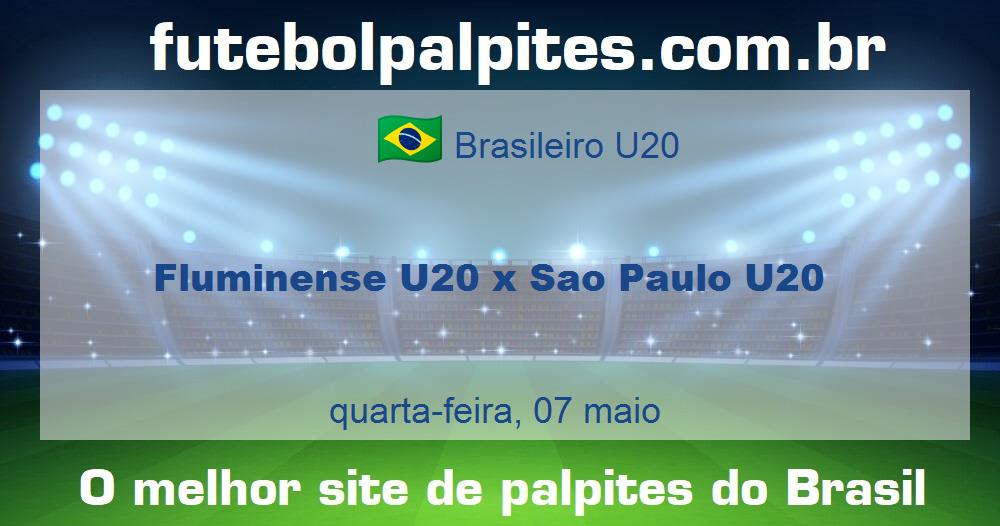 Fluminense U20 x Sao Paulo U20 Fluminense U20 x Sao Paulo U20