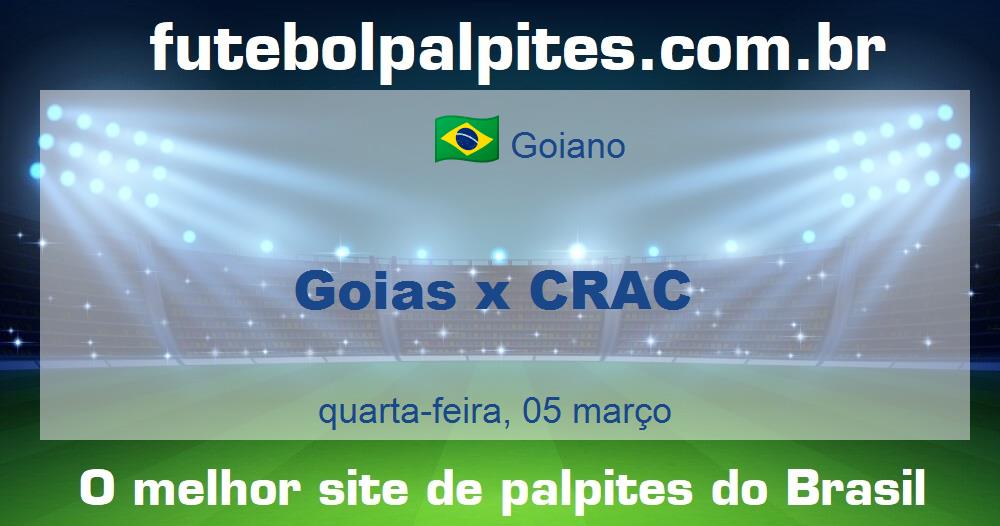 Goias x CRAC