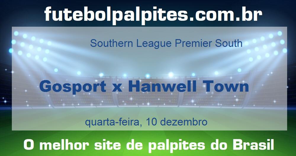 Gosport x Hanwell Town Gosport x Hanwell Town