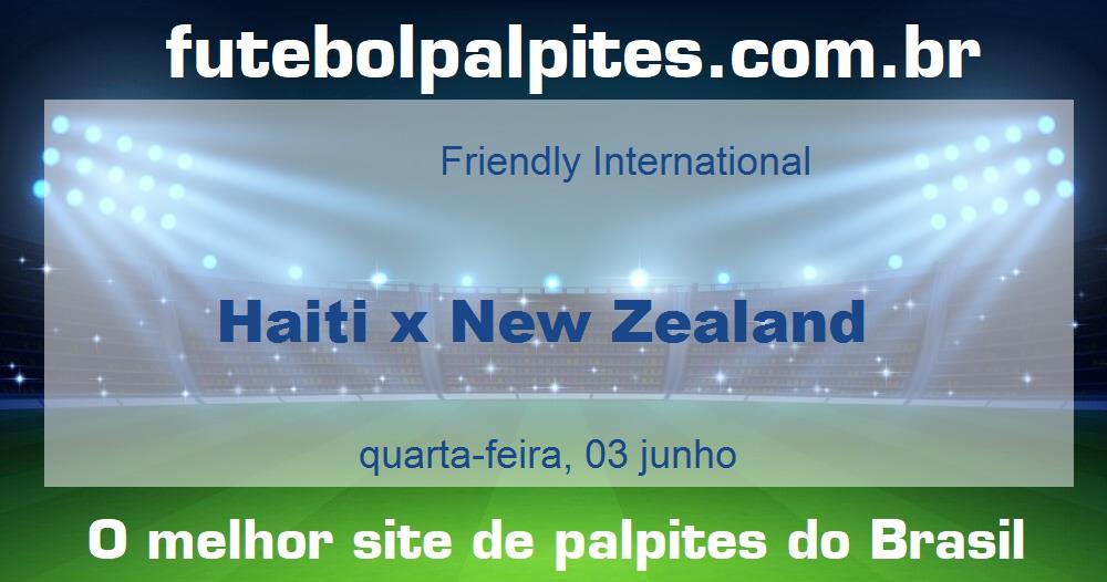 Haiti x New Zealand