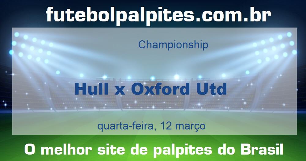 Hull x Oxford Utd