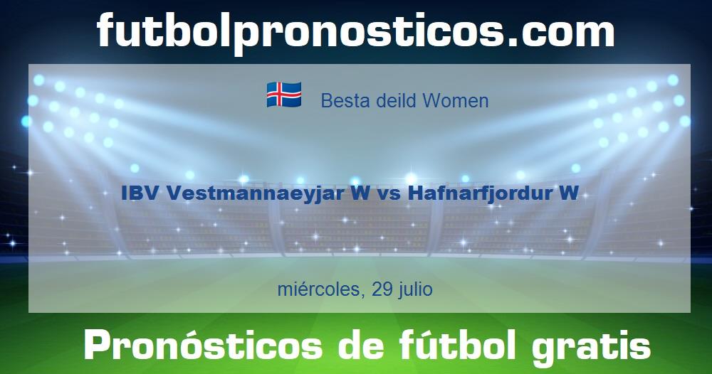 IBV Vestmannaeyjar W vs Hafnarfjordur W