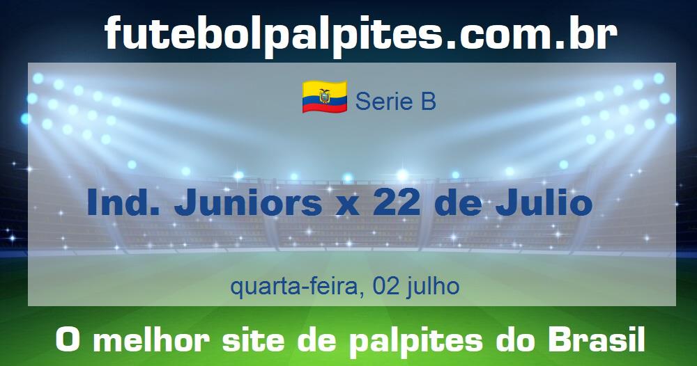 Ind. Juniors x 22 de Julio