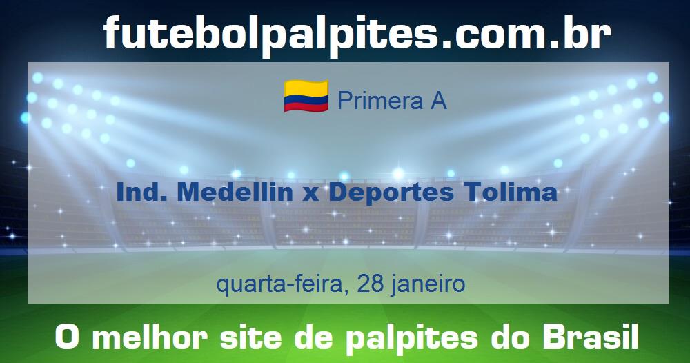 Ind. Medellin x Deportes Tolima